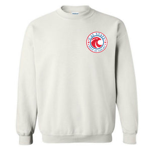 Open image in slideshow, Gildan Mens/Womens Fleece Crewneck Logo Sweatshirt
