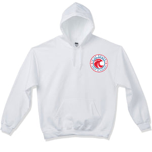 Open image in slideshow, Gildan Mens/Womens Hooded Fleece Logo Sweatshirt
